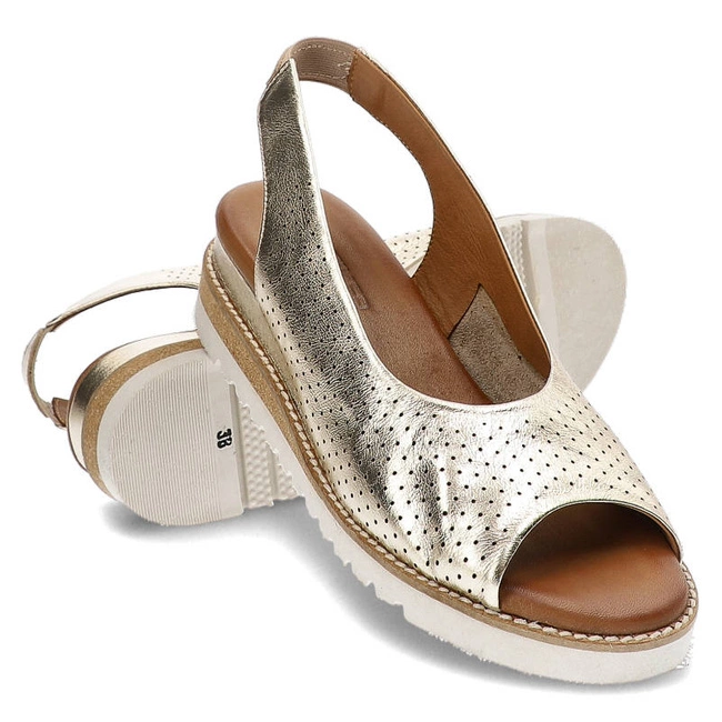 Sandále Artiker - 52C0828 Złoty