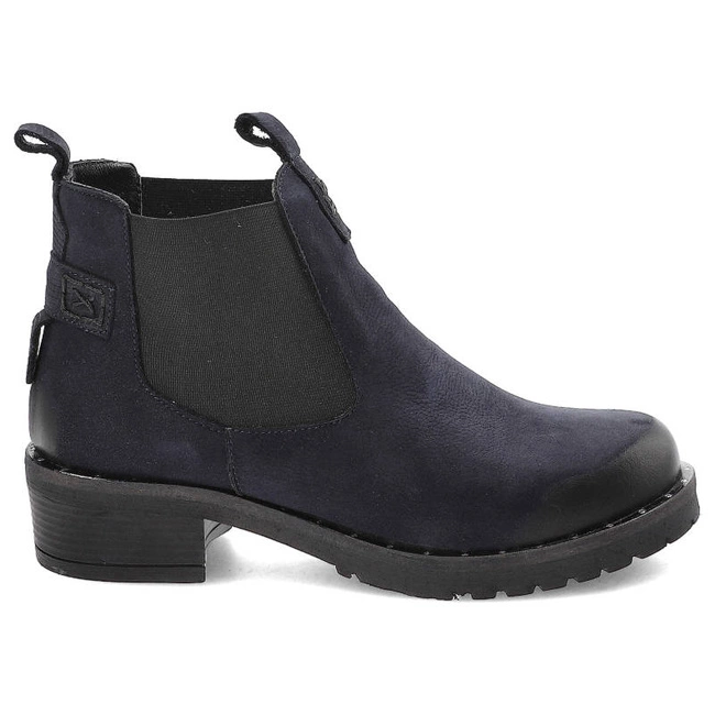 Členkové Topánky Lanqier - 43C868 Granatowy Navy Blue Nubuk