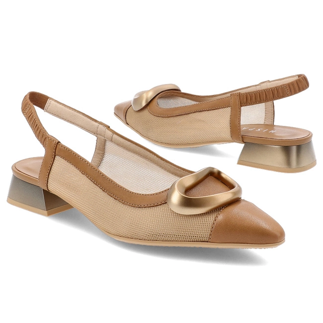 Sandále HISPANITAS - HV253955 Soho-V25 Cuoio Mesh-V25 Cuoio