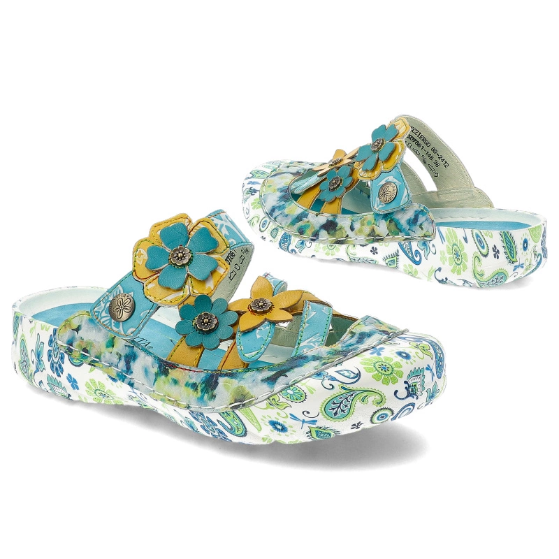 Šľapky LAURA VITA - Beczierso 89 SO7861-14B Turquoise