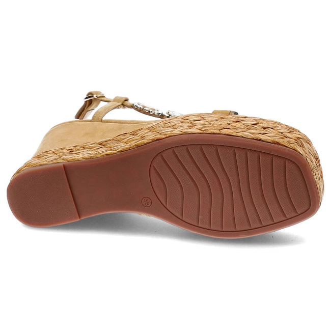 Sandále Alma en Pena - V23510 Suede Mustard