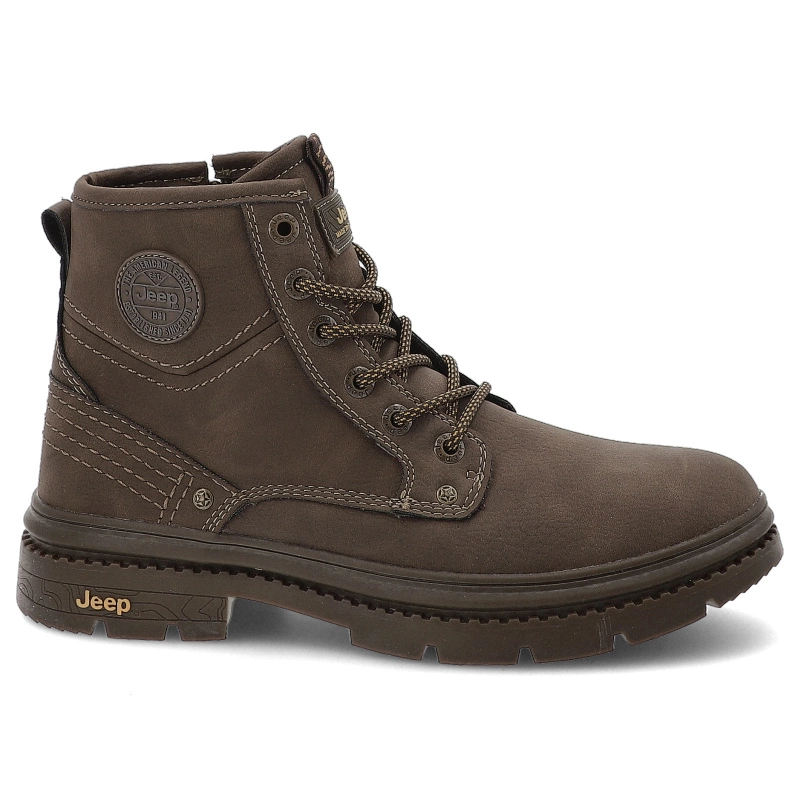 Členkové Topánky JEEP - Tuareg Boot JM52021A 030 DK Brown