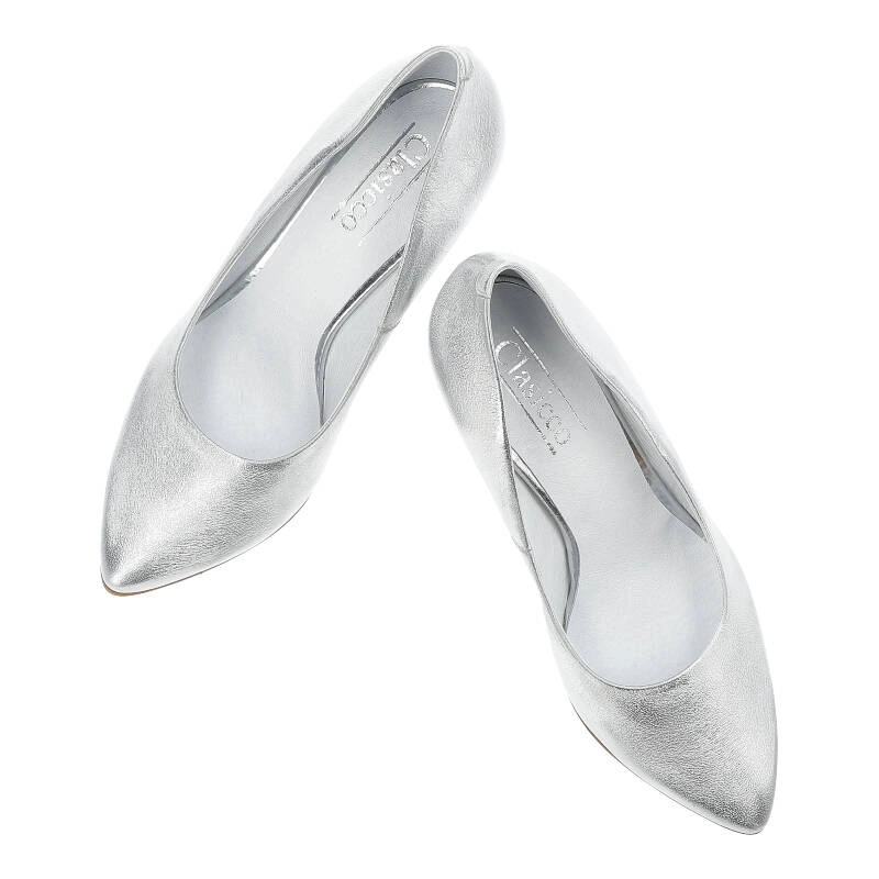 Lodičky Clasicco - 1062 Srebro/644