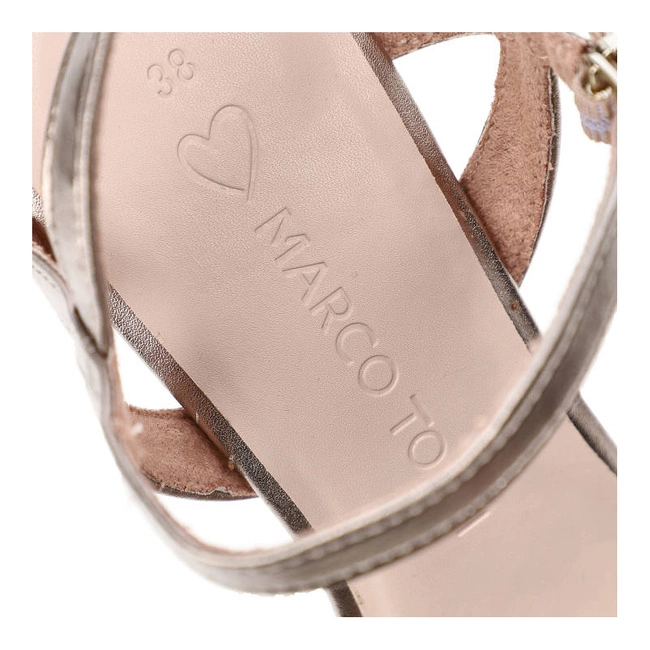 Sandále Marco Tozzi - 2-28309-20 532 Rose Met.Comb