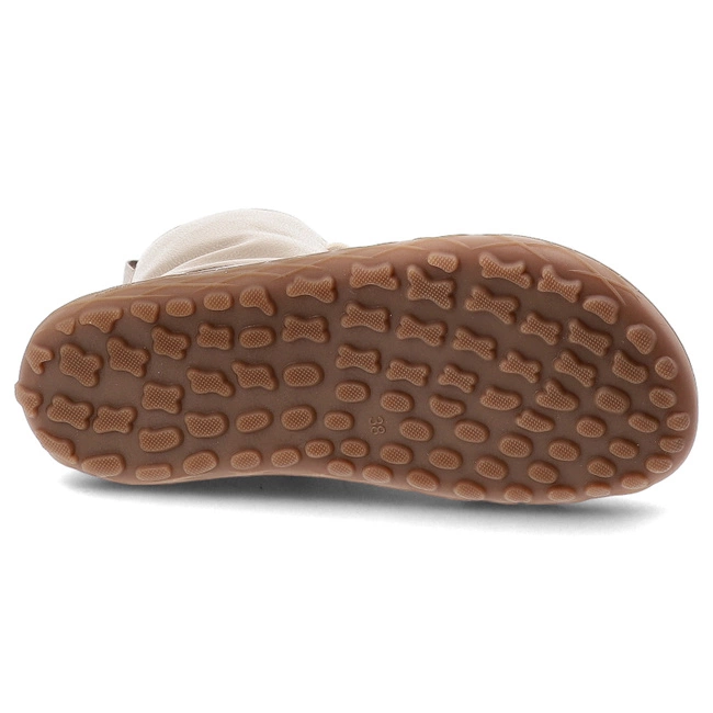 Členkové Topánky Barefoot WASAK - 0778 Latte Groszek