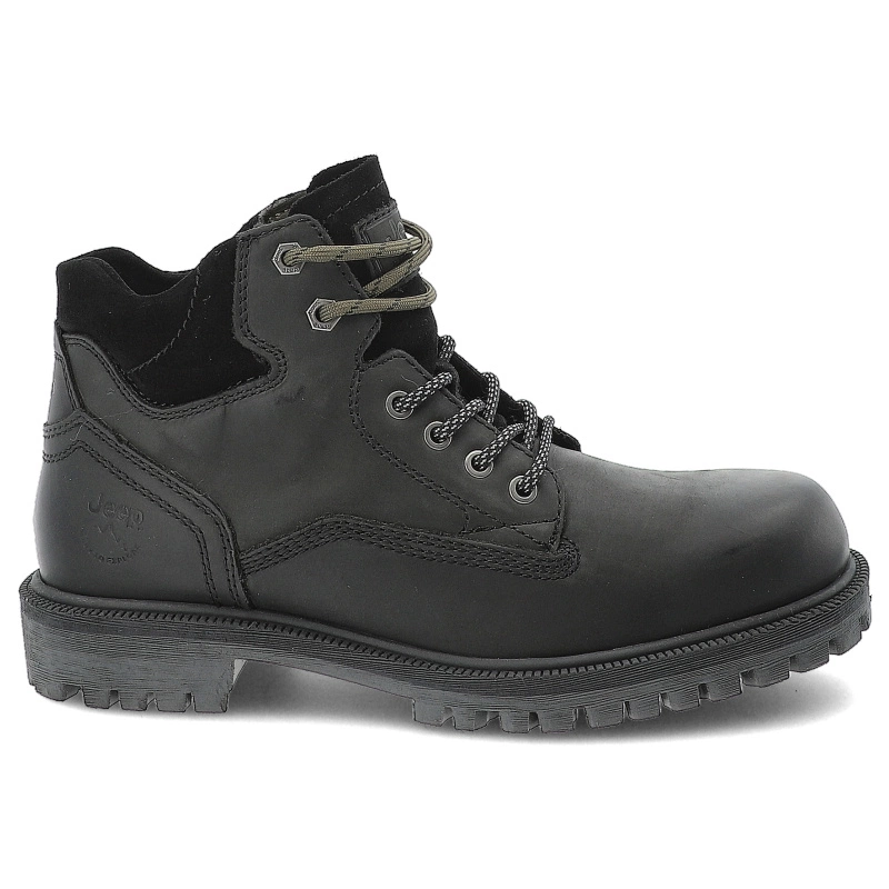 Turistické Topánky Jeep - JM42000A 062 Black