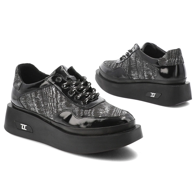 Tenisky ARTIKER - 57C2043 Czarny/Srebrny