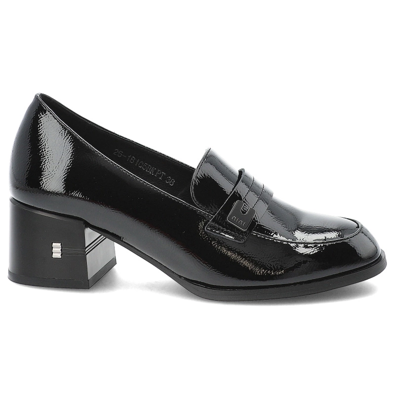 Poltopánky VINCEZA - 18105 BK PT Czarny Lakier