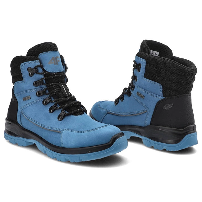 Trekingové Topánky 4F - H4Z21-OBDH250 Niebieski/Czarny 33S