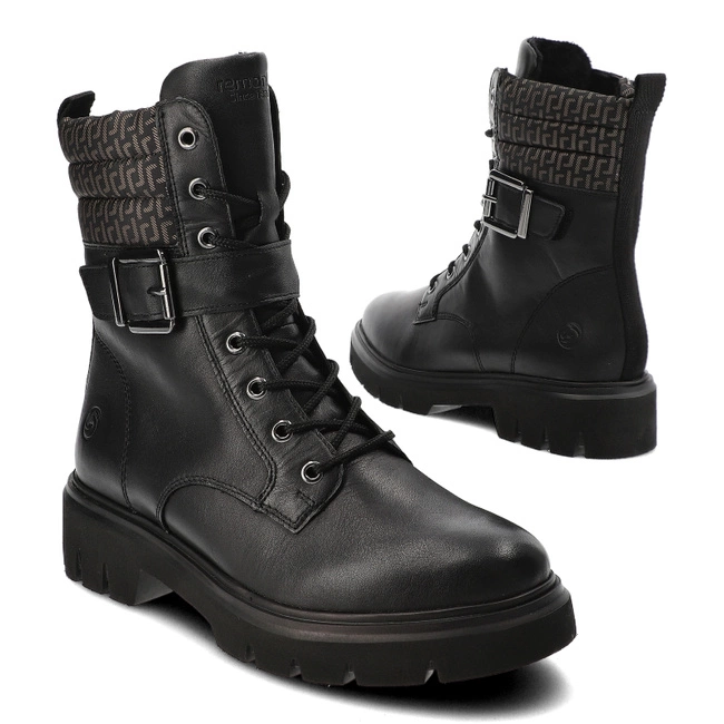 Členkové Topánky Remonte - D1W71-03 Black