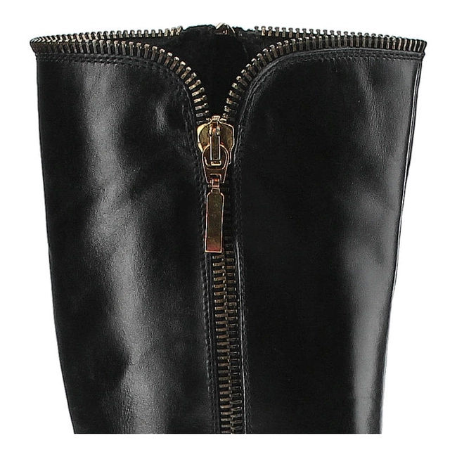 Čižmy Carinii - B2354_-B25-000-POL-863 Crust Nero