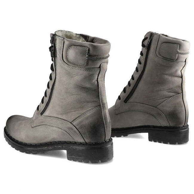 Členkové Topánky Simen - 08237 S1137 Szary