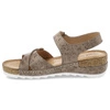 Sandále Wasak - 0620 Cappuccino Kwiat