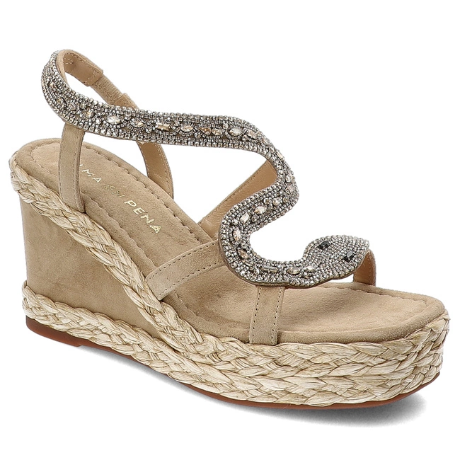 Sandále Alma en Pena - V240989 Suede Sand