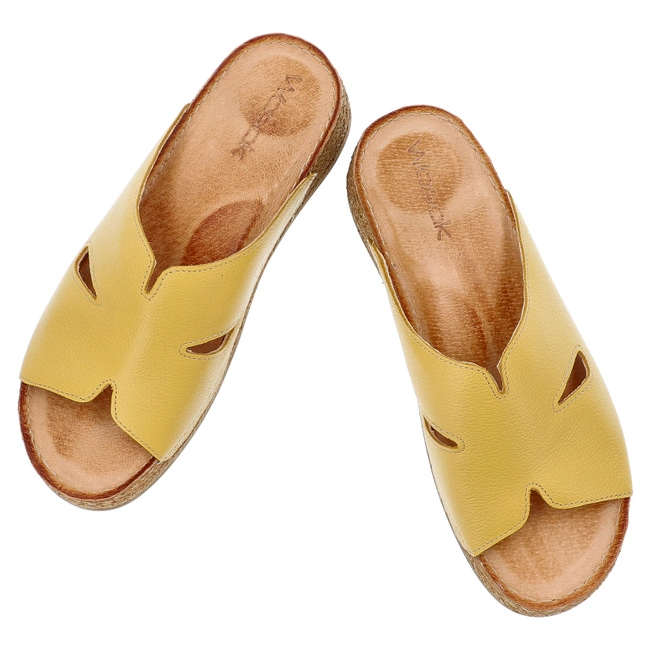 Šľapky WASAK - 0755 Żółty Groszek