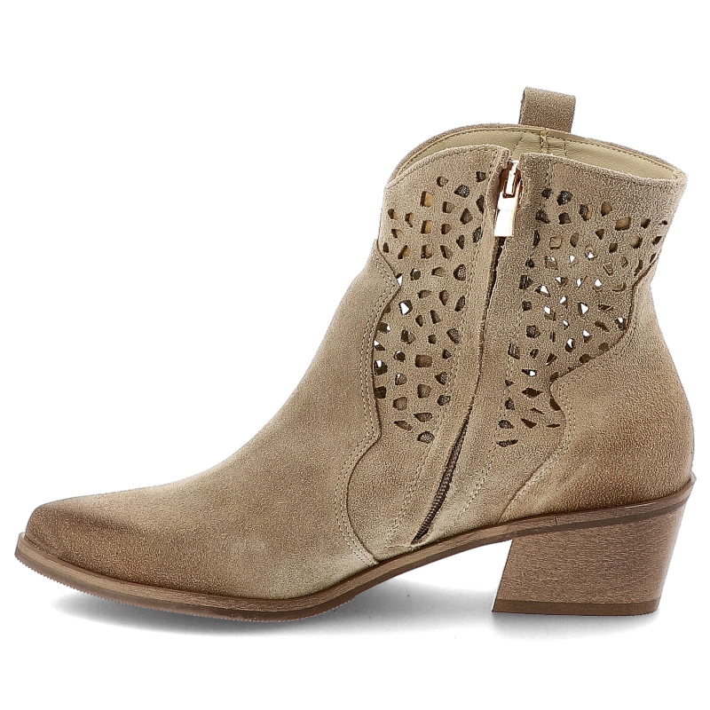 Kovbojky ARMODO - 1616 Beż Welur