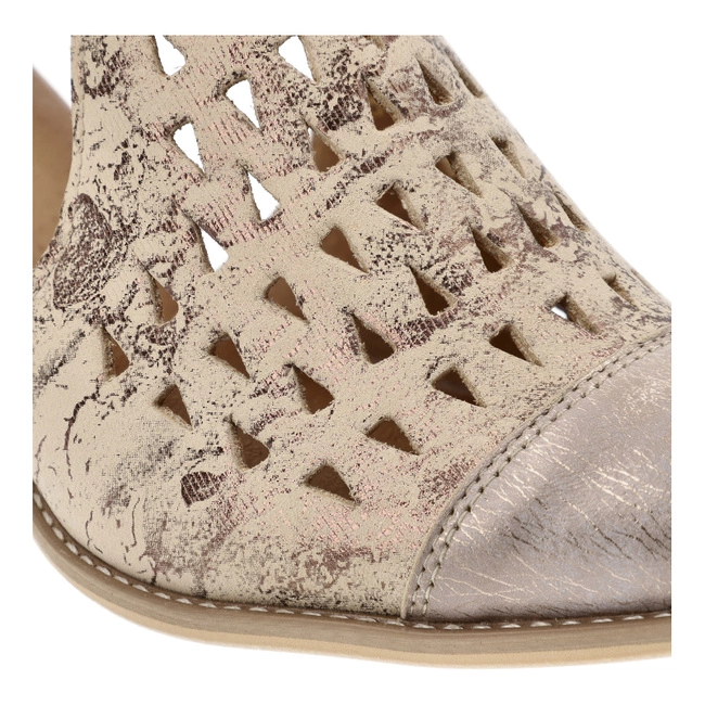 Poltopánky MACIEJKA - 04962-43-00-5 Beżowo-Złoty