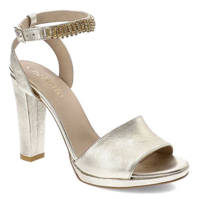 Sandále Chebello - 4104_-344-000-PSK-S21 Złoty
