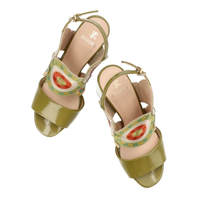 Sandále Kordel - 2542 Zielony 287