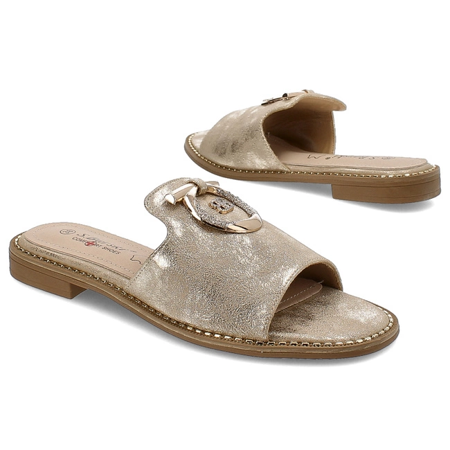 Šľapky S.Barski - KV27-032 Gold