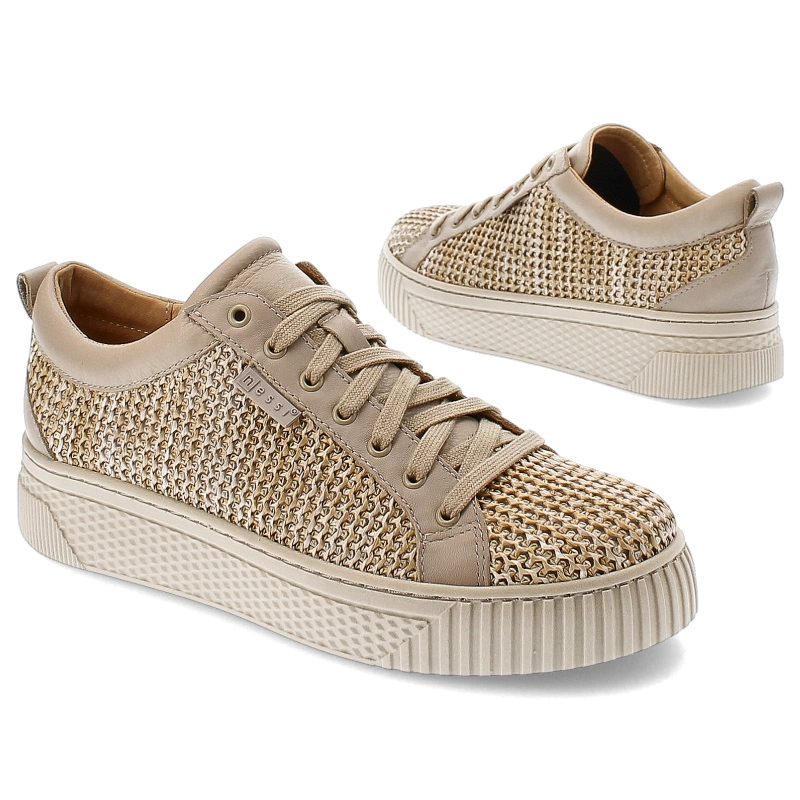 Tenisky Nessi - 24624 Beż SA