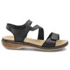 Sandále RIEKER - 659C7-00 Black