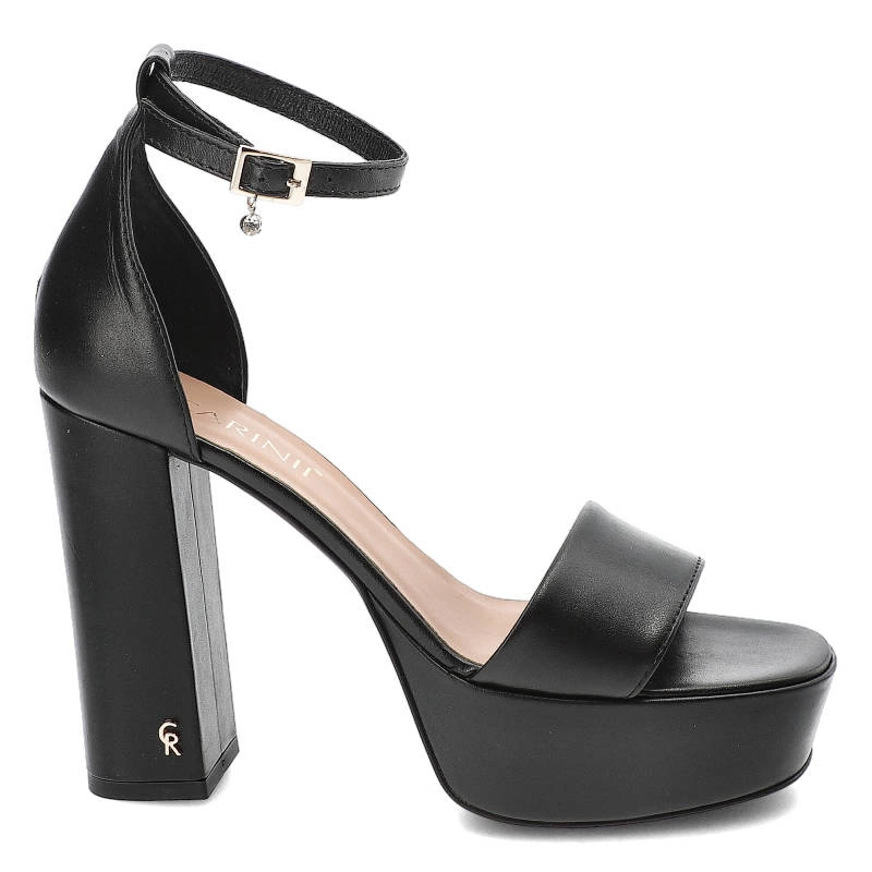 Sandále Carinii - B8919_-E50-000-000-F73 Czarny