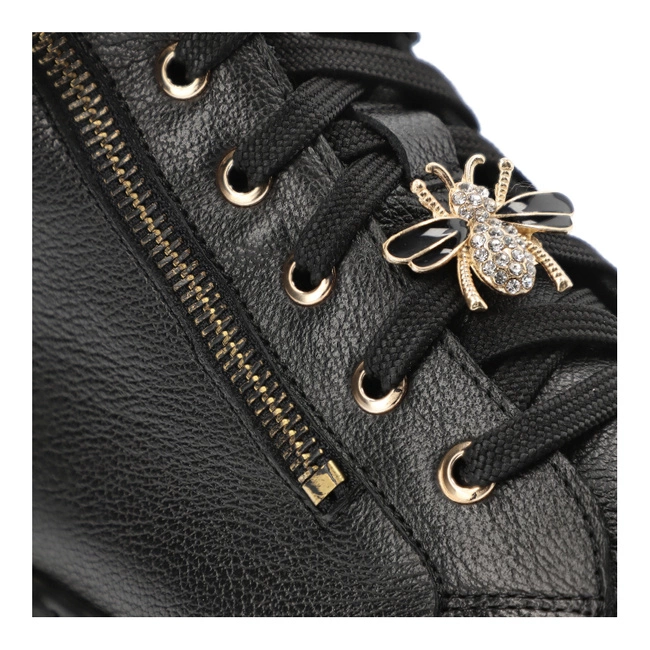 Tenisky Libero - 5000 Czarny/Złoty 450/111