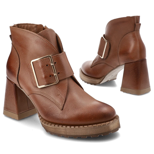 Členkové Topánky Armodo - 1539 Koniak Rustik