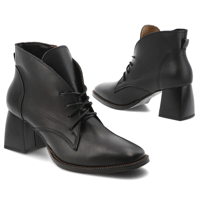 Členkové Topánky ARMODO - 1670 Czarny Baflo