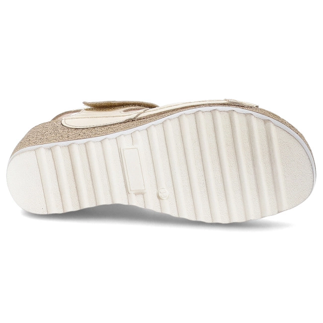 Sandále WASAK - 0757 Waniliowy