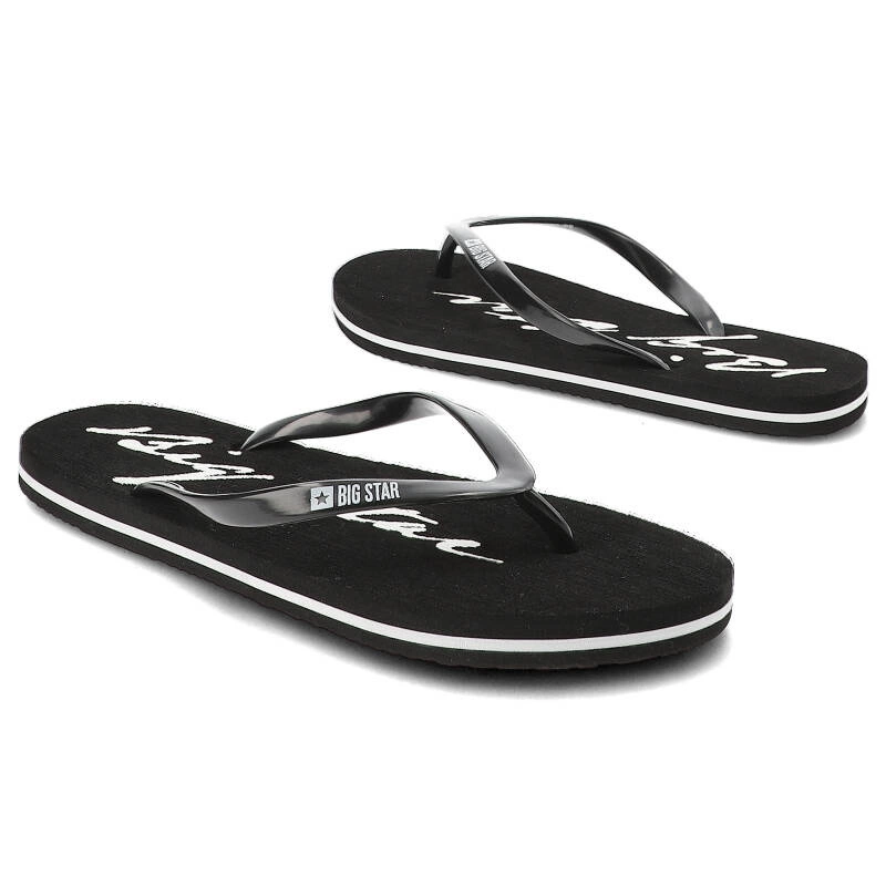 Šľapky Big Star - LL274761 Czarny