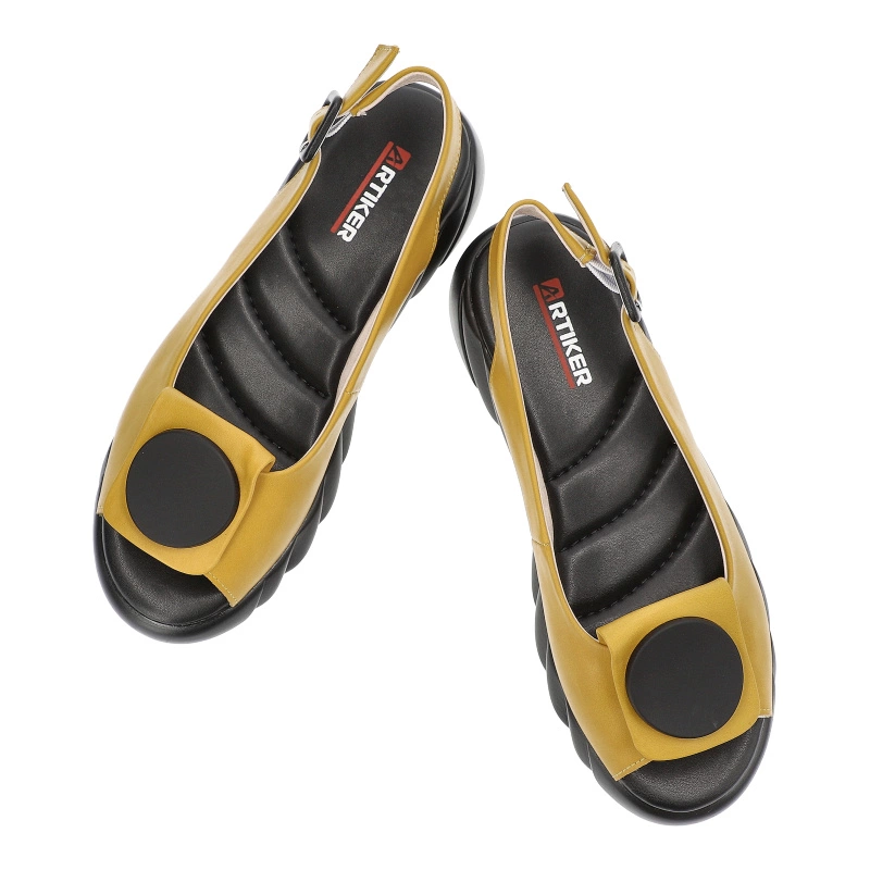 Sandále Artiker - 52C1637 Żółty