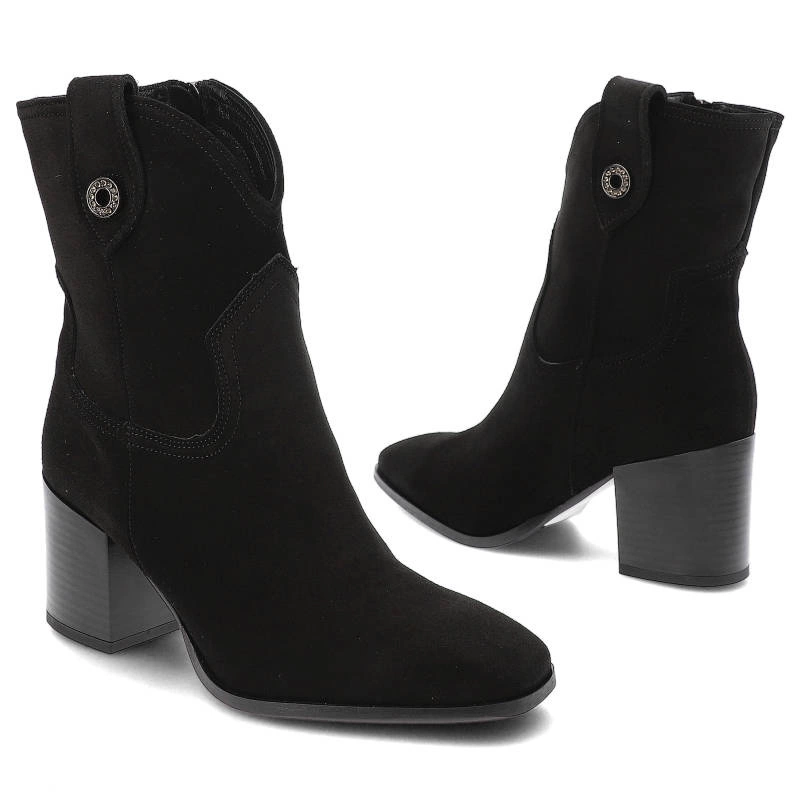 Členkové Topánky Karino - 4856/003-F Czarny/Welur