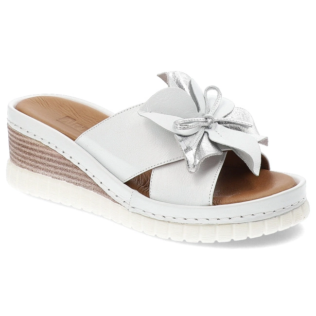 Šľapky Artiker - 54C0538 White/Silver