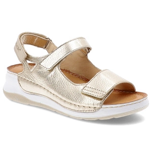 Sandále WASAK - 0765 Złoty Groszek