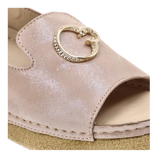 Sandále Pollonus - 5-1620-001 Satyna Róż