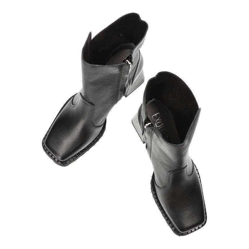 Členkové Topánky Exquisite - 1466 Czarny Rustic