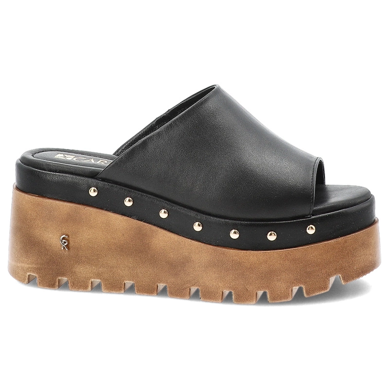 Šľapky CARINII - B10048_-E50-000-000-G06 Czarny