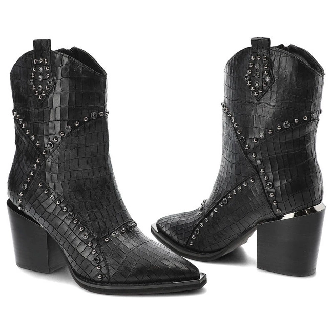 Členkové Topánky Alma en Pena - I22251 New York Black