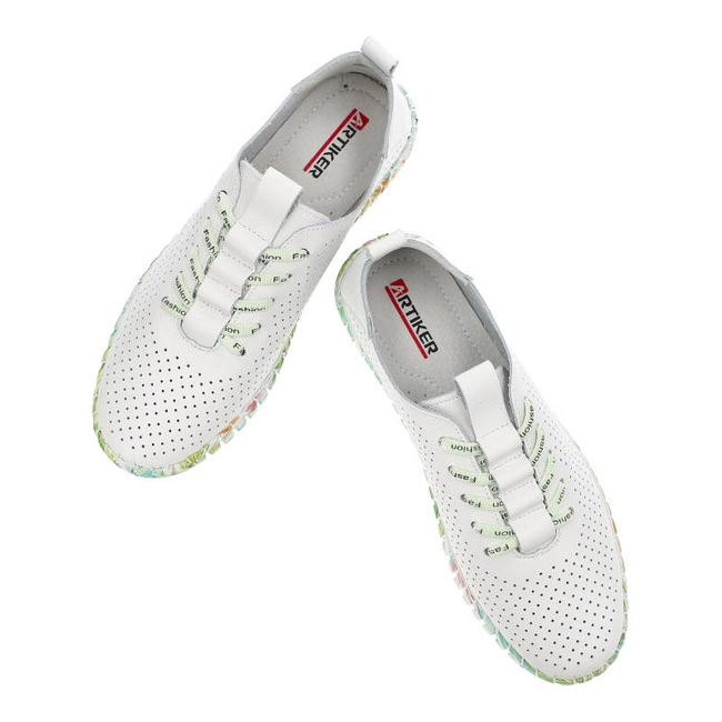 Poltopánky Artiker - 52C1381 Biało-Zielony