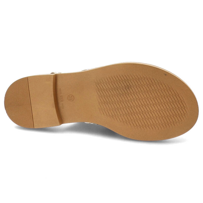 Sandále Armodo - 40385 Kryształ Złoto+Zł.