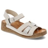 Sandále Wasak - 0719 Biały+Srebrny