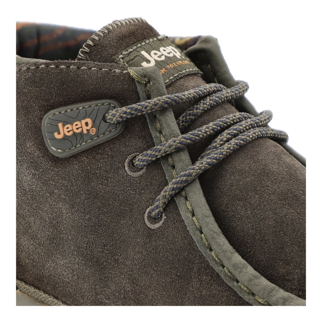 Členkové Topánky JEEP - Kauaiwallabee Mid Suede JM52041A 020 Military