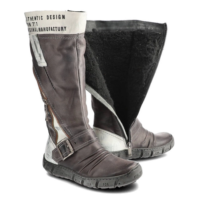 Čižmy Carinii - A9954 Szary Babilonia