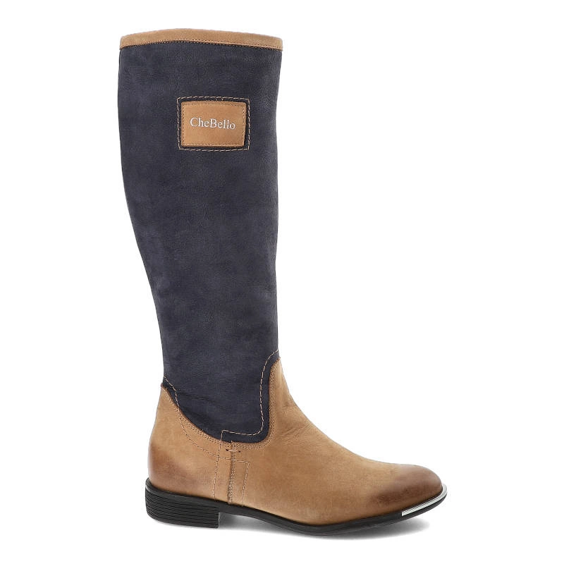 Čižmy Chebello - 2108_-018-008-MIS-SO5 Brąz/Granat