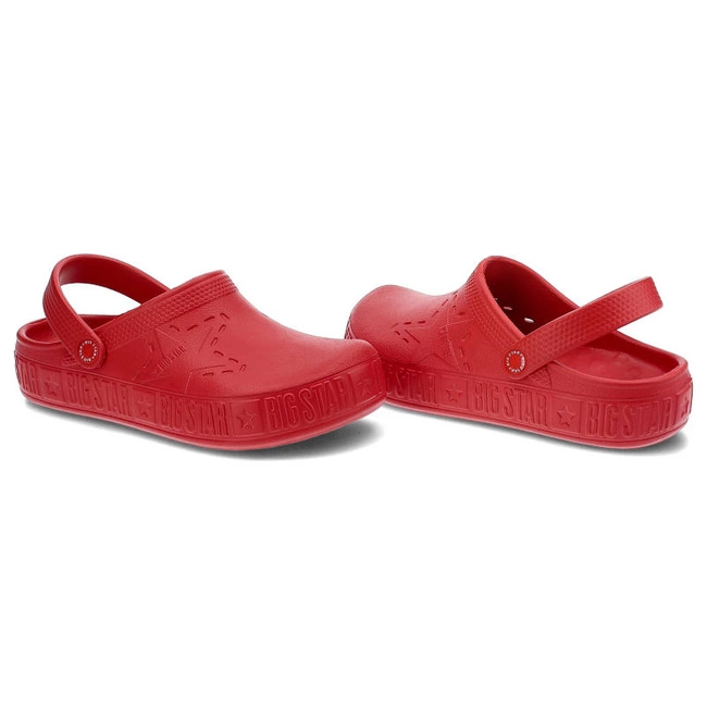 Šľapky Big Star - II375004 Czerwony