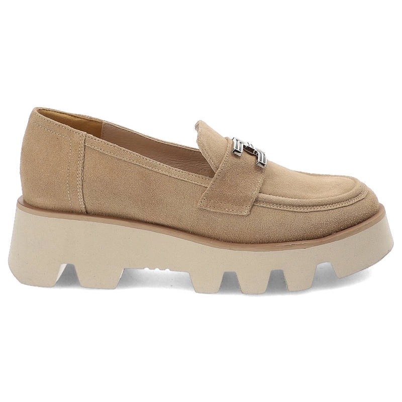 Poltopánky Karino - 4579/007-P Piasek/Welur