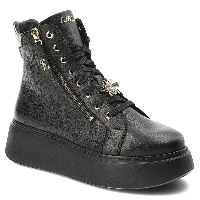 Tenisky Libero - 5000 Czarny/Złoty 450/111