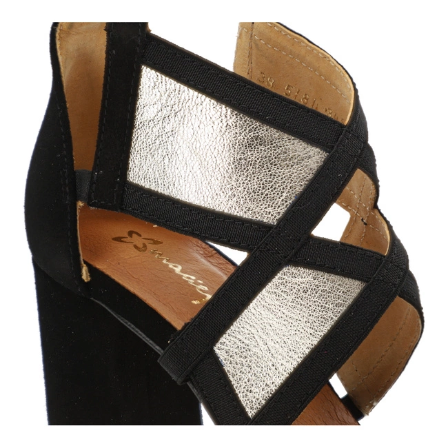 Sandále Maciejka - 05181-25/00-5 Złoty+Czarny